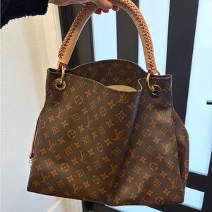 Designer Brown Monogram Tote Bag